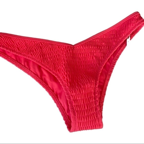 New! Tori Praver Sly Textured High Leg Bikini Bottom - Picture 3 of 11
